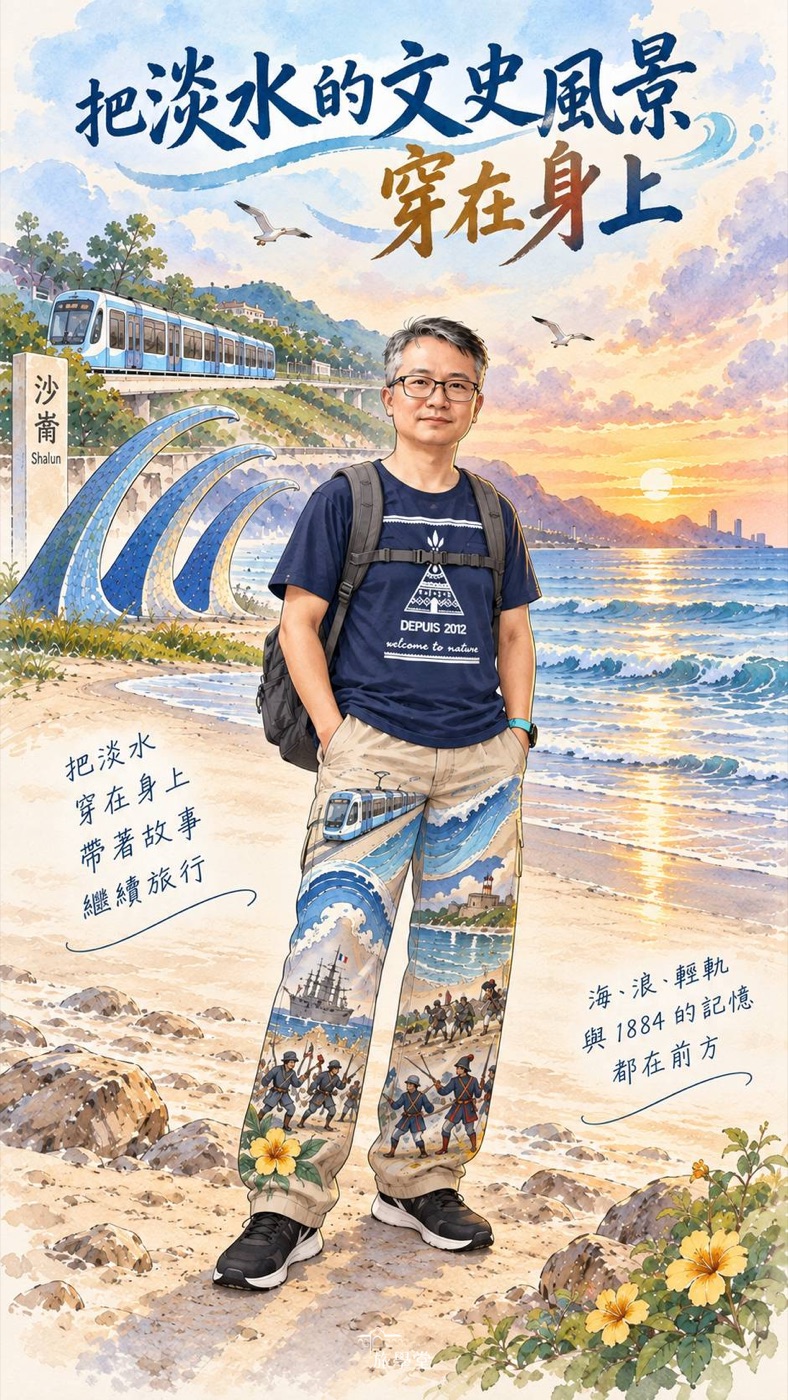 9月12日第一組 李藍 的 AI 共創故事海報