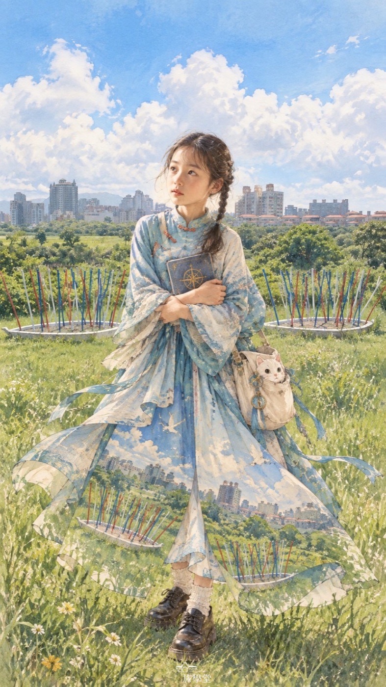 9月12日第三組 Vivi 的 AI 共創個人角色圖